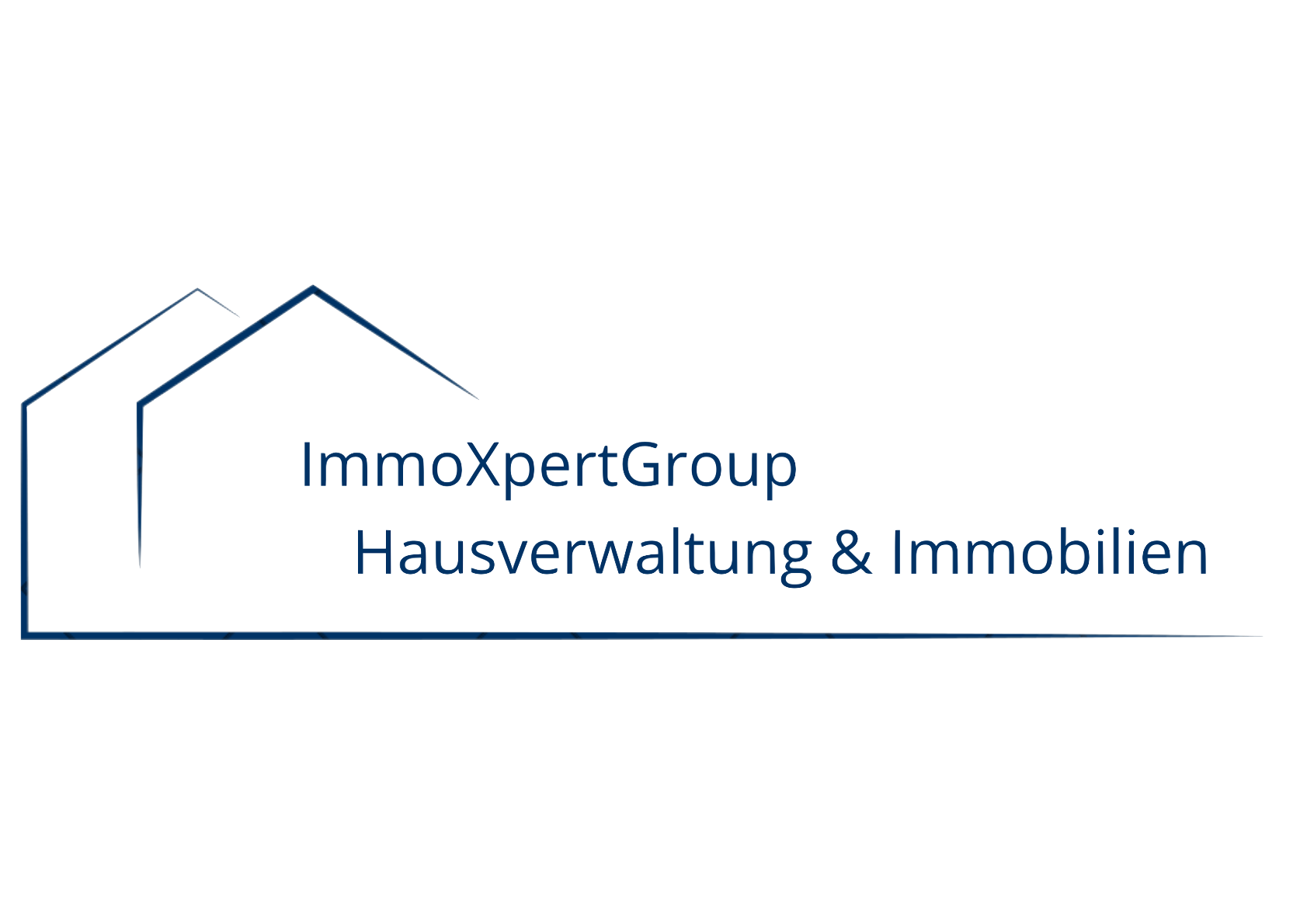 Logo ImmoXpertGroup Blau